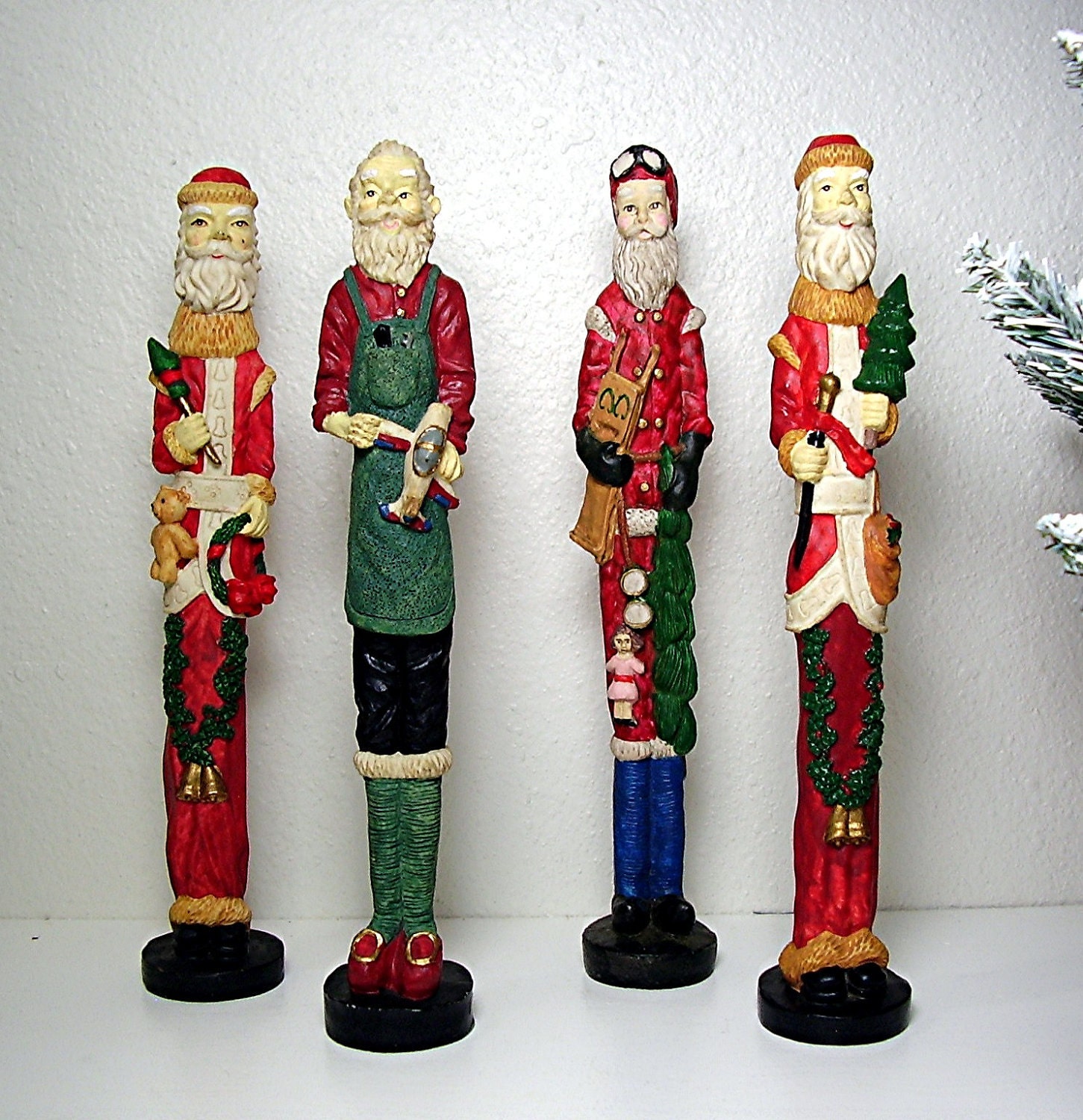 santa around the world figurines