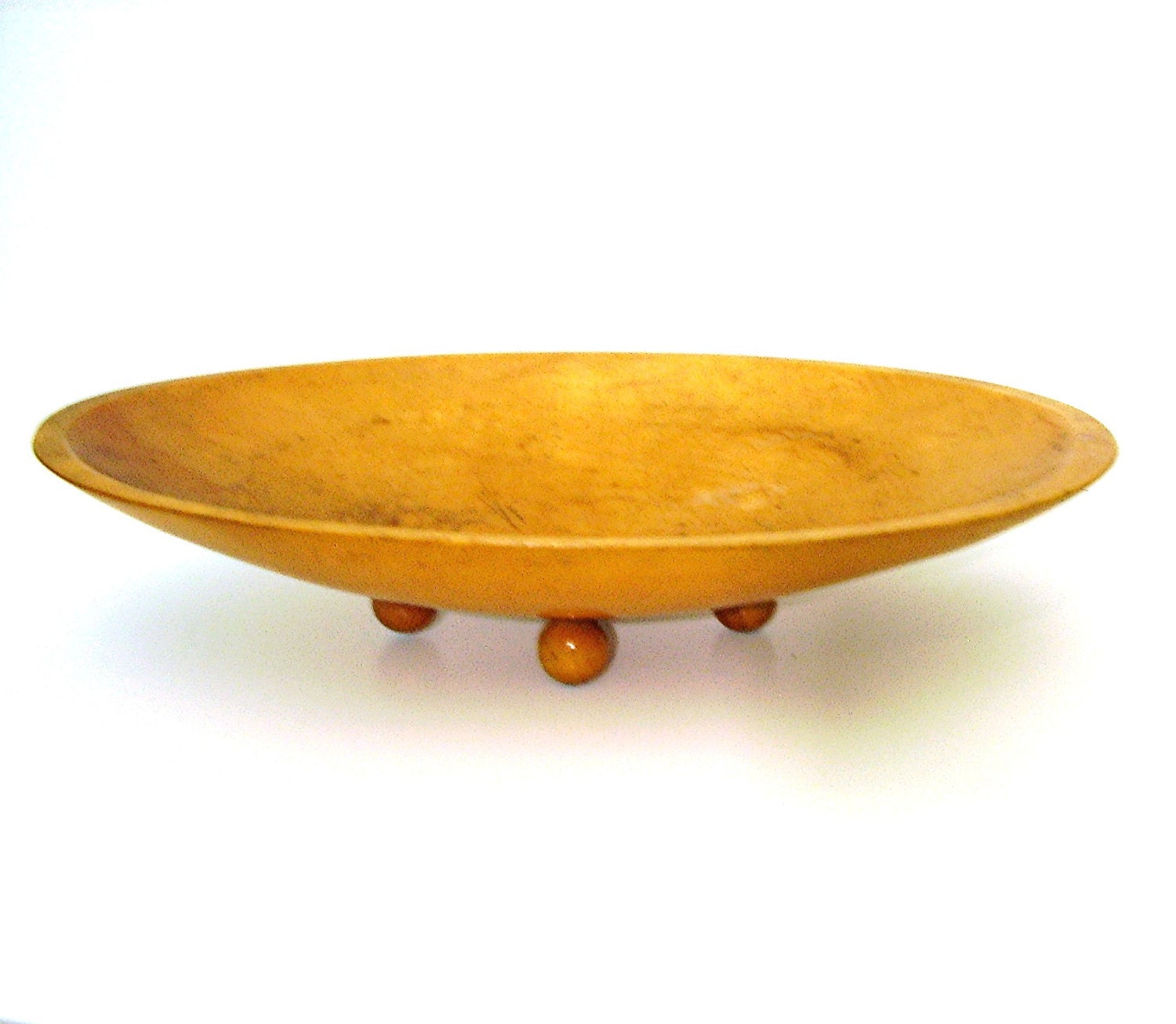 Vintage Dough Bowl Wooden Oblong Mid century Kitchen Home and Garden