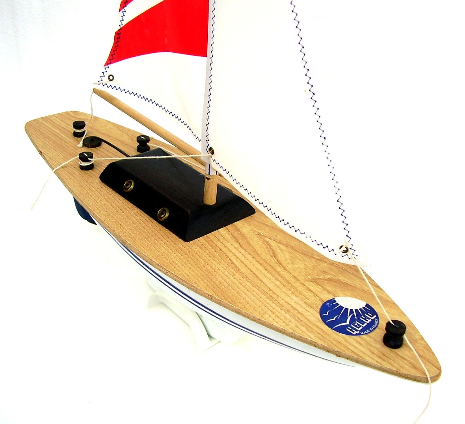 Vintage, Pond Boat, Voiliers, Helko, French, Nautical, Toy, Boats, NIB