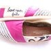 The Ellie - Fuscia and Cream Custom TOMS