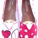 The Baller - Red and White Custom TOMS