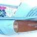 The Molokai- Teal and Blue Custom TOMS