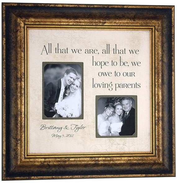 Custom Wedding Frame Personalized Wedding Sign Centerpiece, Reception Bridal Shower Personalized Parents Gift ( 16 X 16 )