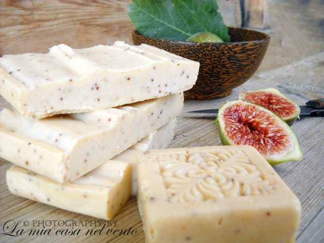 NEW-Soap with fresh figs-Cold Process Soap