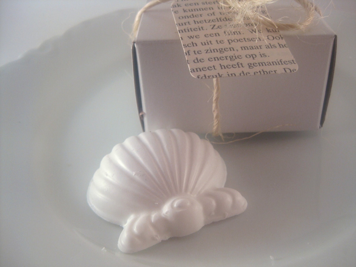 50 Wedding Favors Sea Shell Party Favors Nautical Beach Cottage Theme Glycerin Soap VEGAN