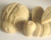 Vegan Castile Soap Ladybug, Bumblebee, Butterfly shaped Hawaiian Tropical Soap