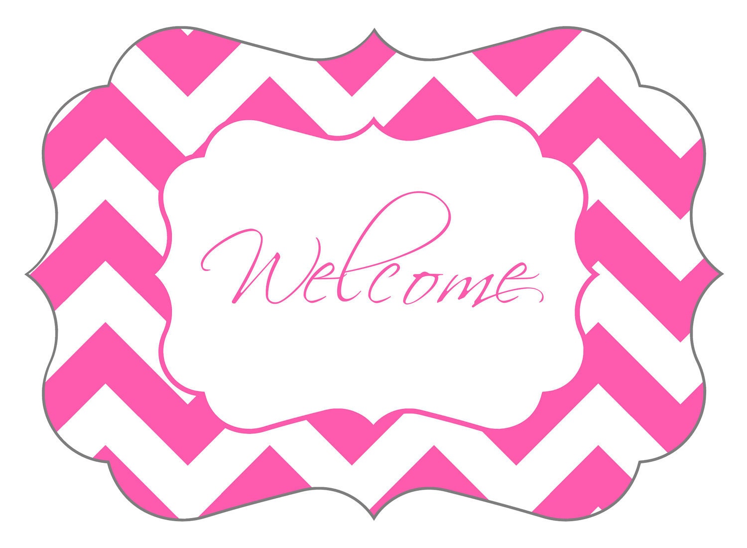 Personalized Wedding Stickers - Zig Zag Chevron - Guest Bag Labels - Candy Bar Stickers - Envelope Seals Custom Designed