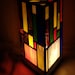 Lamp Stained Glass Meditation  "Ca d Zan"  Inspired by Ringling Mansion Sarasota Florida