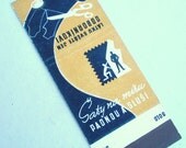 Match book from the Czech Republic advertising a tailor