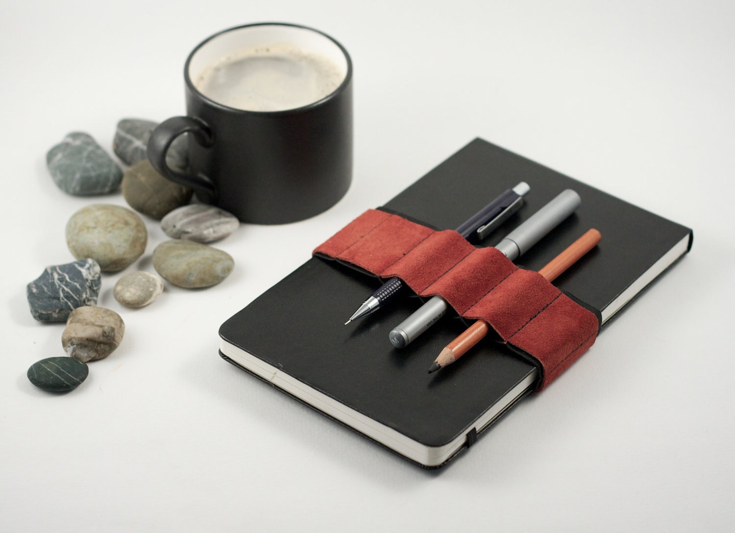 Journal Bandolier / Burnt Orange  / replace your pencil case