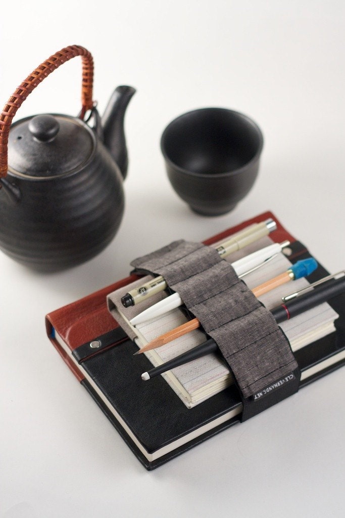 Adjustable Velcro Bandolier / Dark Linen