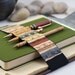 Back to School / Journal Bandolier Large / Earth tone ruler