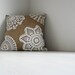 Burlap and Lace - Shabby Chic Pillow