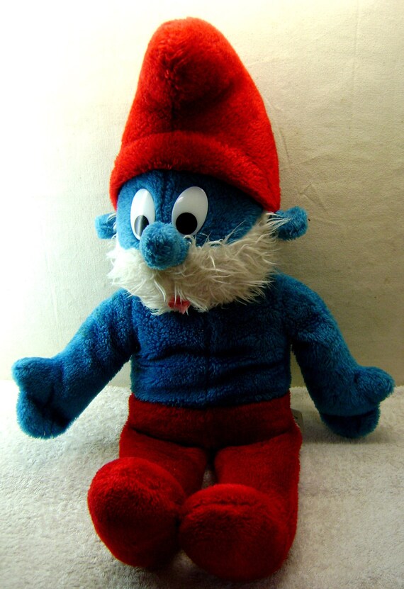 papa smurf soft toy