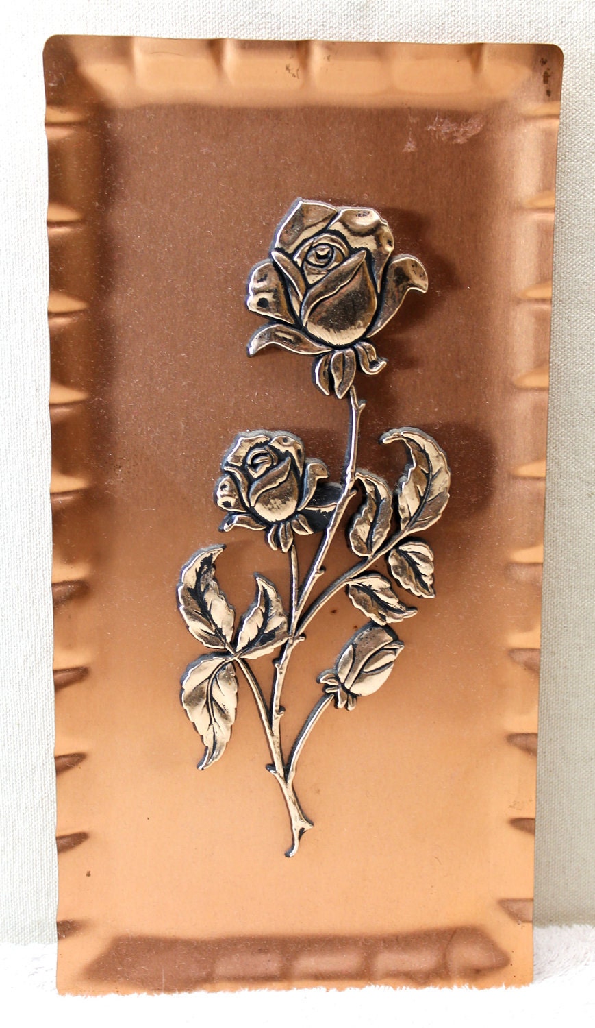 Copper Rose Wall Hanger - Made in Germany