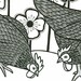 Original Art Original Drawing Illustration Folk Art Pen And Ink Art Stylised Hens Flowers Graphic Art Ink Art Black And White Art