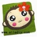 Green Monkey DIY kit from ellediy.com--PDF Pattern