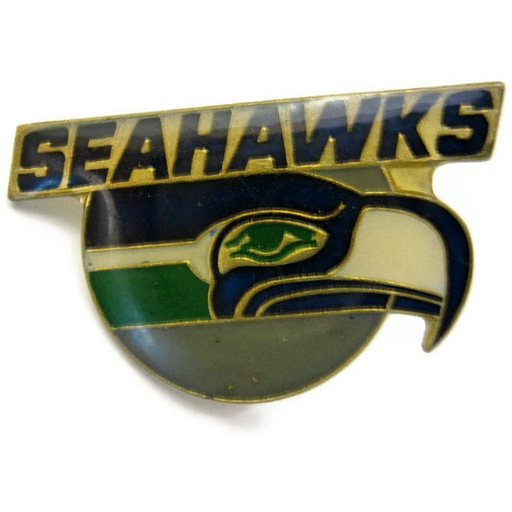 Vintage Seattle Seahawks Enameled Pin