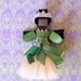 Princess Tiana inspired Ribbon sculpture hair clip