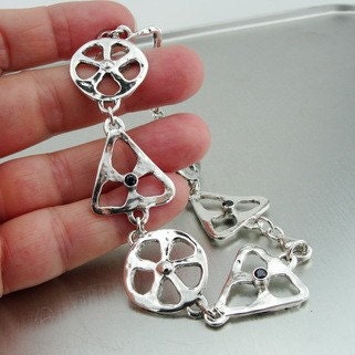 Hadar Unique Artistic Handmade Solid Silver Bracelet (H ) Y