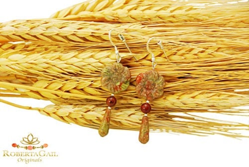 Dramatic Stone Earring Drops