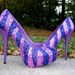 Pink & Purple Glitter Heels