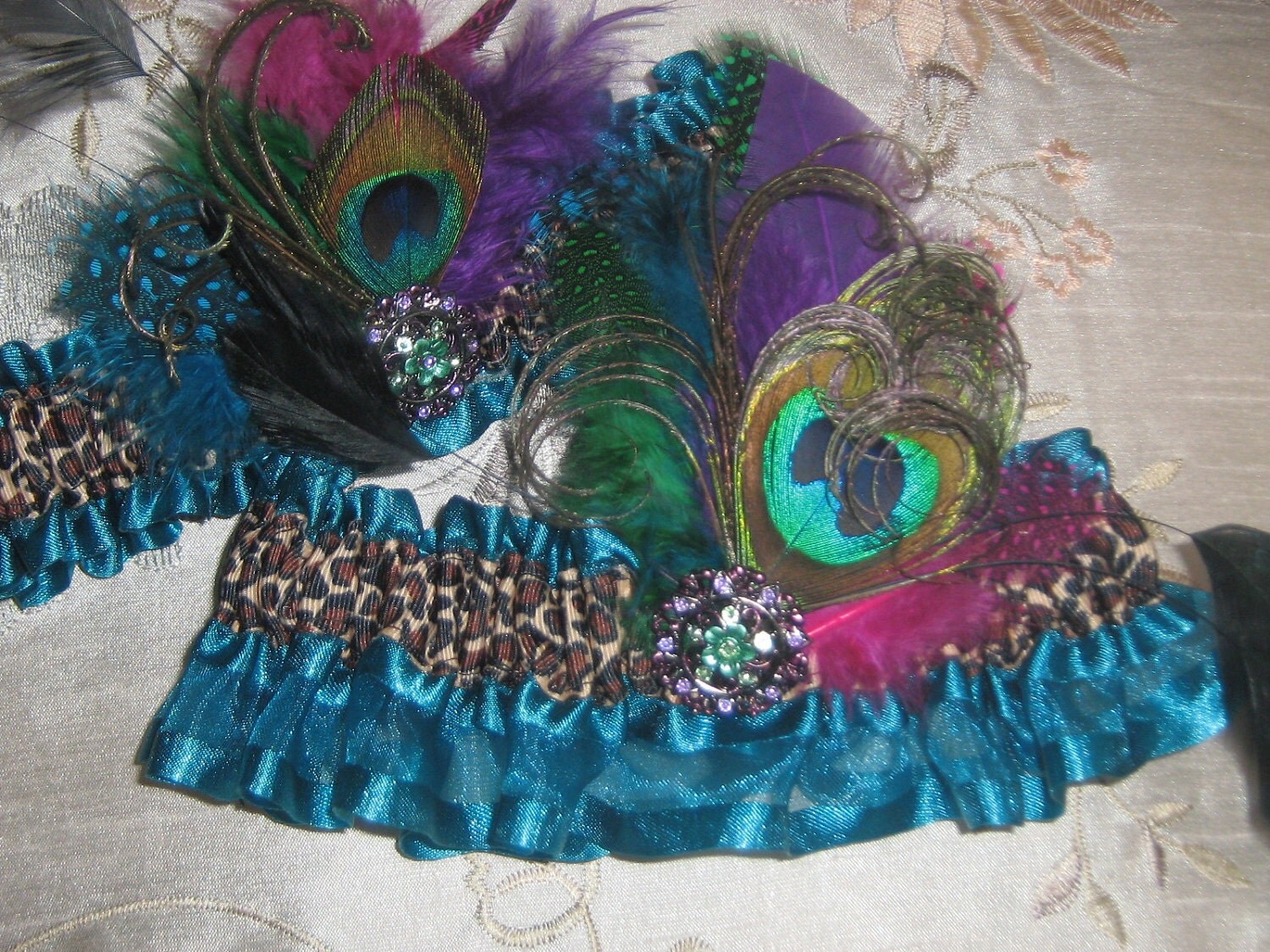 Purple Prom Garters