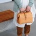 Hand Stitched Leather Doctor Bag/ Carry on Bag