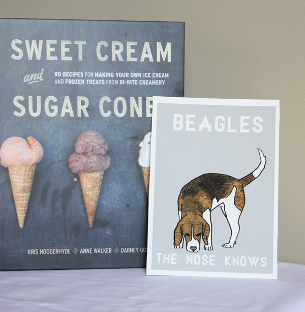 Curious Beagle Print Modern Dog Art