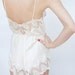 Vintage 1970s Lingerie - Angel - White Vintage Bridal Lace Edged Teddy Romper