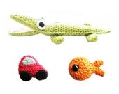 Set of 3 Crochet Patterns - English (US terms) and Dutch version available