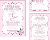 Candy Shop Vintage Invitation Suite Custom for you