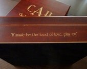 Personalized Message for the back of Humidor
