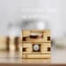 Polaroid Camera Necklace Locket - Wood Vintage Camera Locket
