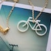 SALE Bicycle Necklace