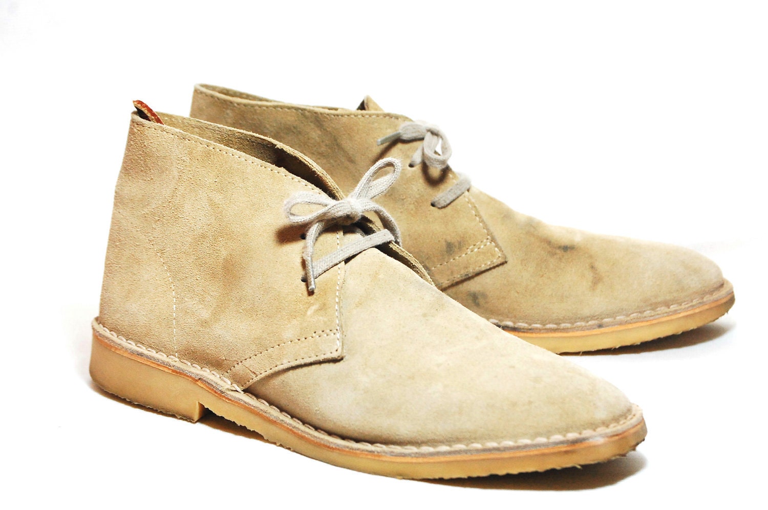 Mens US 9 Saks Fifth Avenue Beige Chukka Boot Mens UK 8 1/2 US 9
