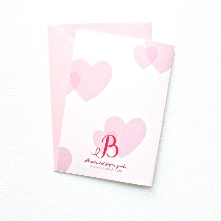 Pink Valentine's Card: Hand-Lettered With Lots of Love