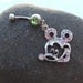 SALE Multi-Colored Pastel Mickey Mouse Belly Ring 14 Gauge