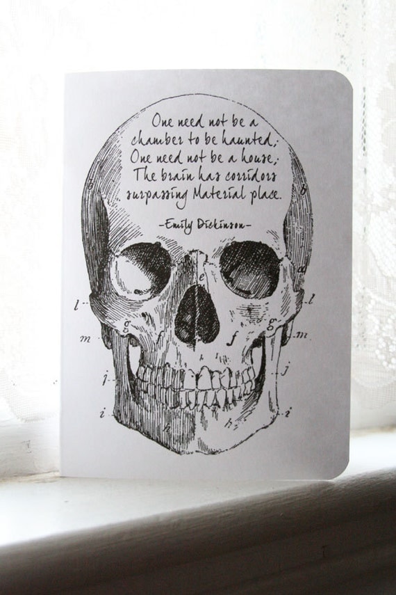 Dickinson's Skull Notes - Set of 4 Cards