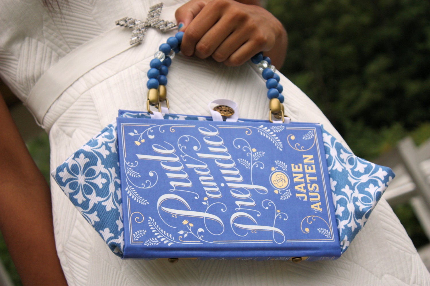 Pride and Prejudice Leather Cover Book Purse