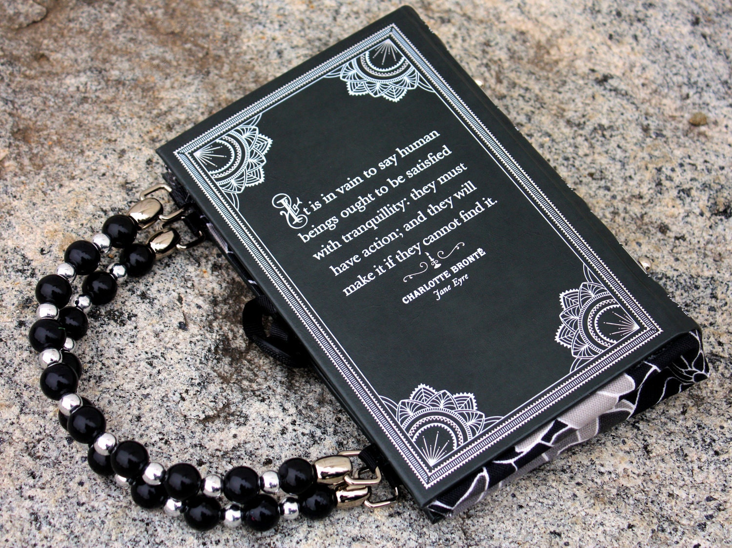 Jane Eyre Leather Cover Book Purse