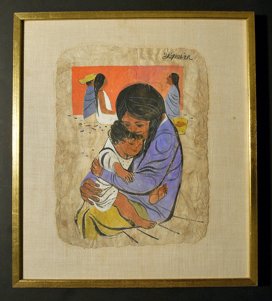Anton Refregier original 60's Painting