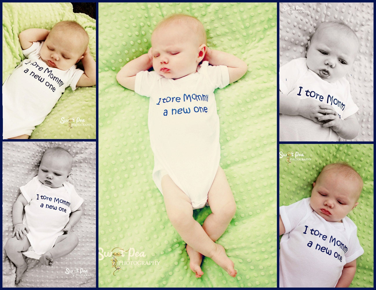 I Tore Mommy A New One - Super Funny Baby Onesie