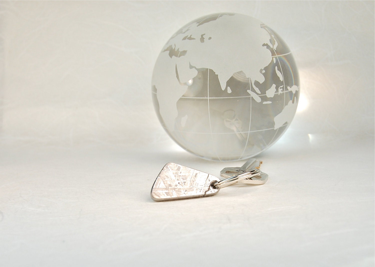 Dad, Out of this World,  Meteorite Key Chain For Space and Science Dudes