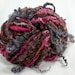 Handspun art yarn: Devil's Dance