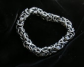 14 Ga. king's weave steel bracelet