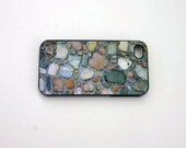 iphone 5 Case, iphone 4 Case, iphone 4s Case, Rock iphone 5 case, Geometric, Stone,  Abstract, gray iphone 4 case - 8daysOfTreasures