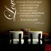 Vinyl Decal Wall Art Sticker Love is Patient Love is Kind Bible Verse Small