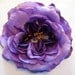 Large Tropical Purple Sophia Rose Silk Flower Hair Clip, Bridal Fascinator