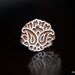 Hand Carved Indian Wood Textile Stamp Block- Floral/Paisleys Motif